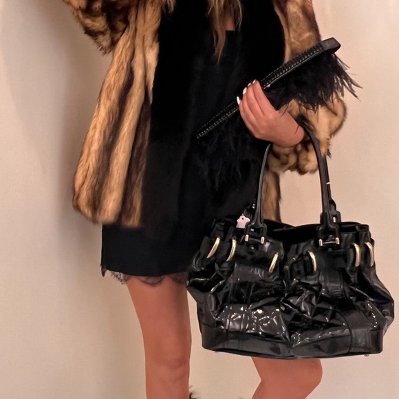 Black Women's Handbag Burberry patent leather - Picture 1 of 8